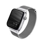 بند اپل واچ طرح میلانس برند یونیک مدل Uniq Dante for apple watch 42/44 mm_ رنگ سیلور