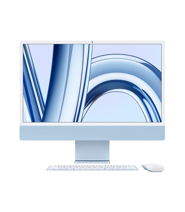 آی‌مک ۲۴ اینچ M۳ -8Core -10core GPU/256GB/8GB مدل MQRQ3 - رنگ آبی