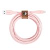 کابل شارژ بلکین Lightning to USB-A مدل DuraTek طول ۳ متر | رنگ صورتی