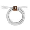 کابل شارژ بلکین Lightning to USB-A مدل DuraTek طول ۳ متر | رنگ سفید