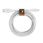 کابل شارژ بلکین Lightning to USB-A مدل DuraTek طول ۳ متر | رنگ سفید