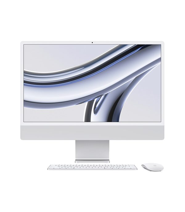 آی‌مک ۲۴ اینچ M۳ -8Core -10core GPU/512GB/8GB مدل MQRK3 - رنگ نقره ای