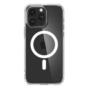 قاب Spigen های کپی مگ سیف دار مناسب برای iPhone 15 Pro Max مدل Ultra Hybrid شفاف