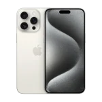 گوشی موبایل دست دوم اپل iphone 15 Pro Max رنگ سفید تیتانیوم حافظه ۲۵۶ گیگابایت ZA رجیستر شده