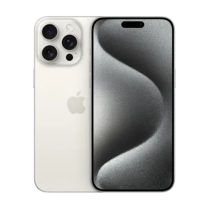 گوشی موبایل دست دوم اپل iphone 15 Pro Max رنگ سفید تیتانیوم حافظه ۲۵۶ گیگابایت ZA رجیستر شده