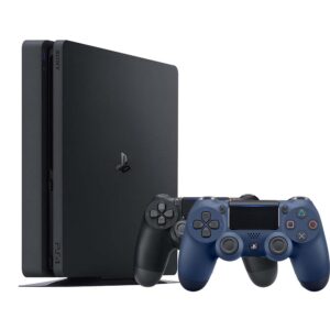 کنسول بازی پلی استیشن 4 اسلیم دست دوم 1 ترابایت دو دسته ورژن ۹ +  به همراه ده عدد بازی
