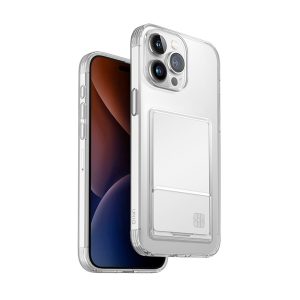 قاب آیفون ۱۵ پرو شفاف برند یونیک مدل UNIQ HYBRID IPHONE 15 Pro AIR FENDER ID