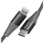 کابل انکر Powerline + II USB-C to Lightning طول ۹۰ سانتی متر مشکی | مدل A8652