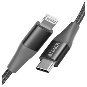 کابل انکر Powerline + II USB-C to Lightning طول ۹۰ سانتی متر مشکی | مدل A8652