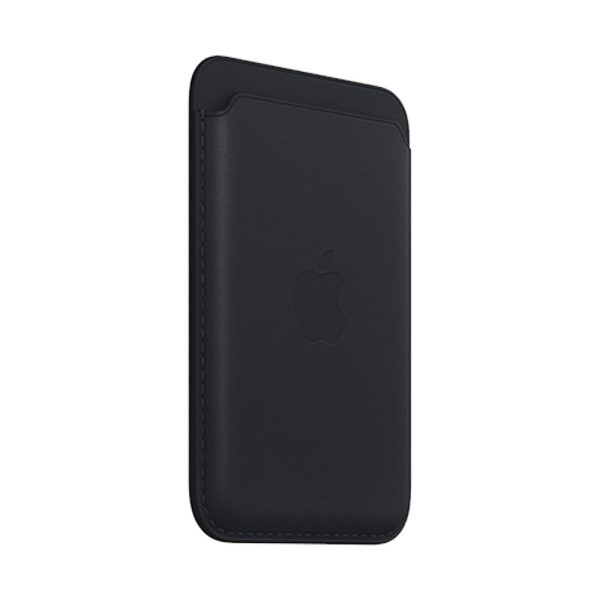 جاکارتی مگ سیف چرمی اپل مدل iPhone Leather Wallet with MagSafe-Midnight - رنگ مشکی