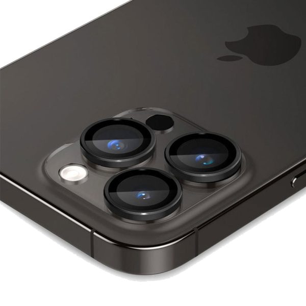 محافظ لنز دوربین اسپیگن مدل EZ Fit Optik Pro برای iPhone 14 Pro Max/iPhone 14 Pro بسته ۲ تایی