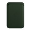 جاکارتی مگ سیف چرمی اپل مدل iPhone Leather Wallet with MagSafe-Sequoia Green - رنگ سبز