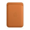 جاکارتی مگ سیف چرمی اپل مدل iPhone Leather Wallet with MagSafe-Golden Brown - قهوه‌ای