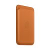 جاکارتی مگ سیف چرمی اپل مدل iPhone Leather Wallet with MagSafe-Golden Brown - قهوه‌ای