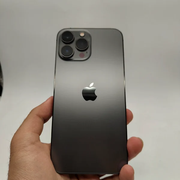 گوشی موبایل دست دوم iPhone 13 ProMax ظرفیت ۲۵۶ گیگ رنگ خاکستری دو سیم کارت ZA
