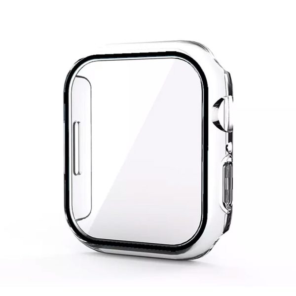 کیس گلس‌دار اپل واچ 45 میلی‌متری لیتو مدل Lito 2 in 1 Glass & Case-شفاف