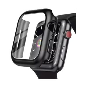 کیس گلس‌دار اپل واچ 45 میلی‌متری لیتو مدل Lito 2 in 1 Glass & Case-مشکی