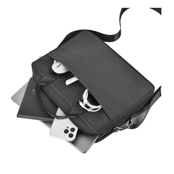 کیف شانه‌آویز لپتاپ ۱۴ اینچی ویوو مدل WIWU Minimalist Laptop Bag Pro-خاکستری
