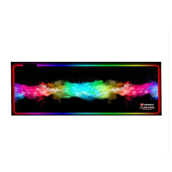 موس پد و کاور رومیزی متوسط مدل ام اس آی RGB