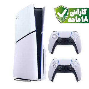 کنسول بازی سونی پلی استیشن 5 اسلیم استاندارد دو دسته | PlayStation 5 slim Standard ظرفیت ۱ ترابایت با گارانتی ۱۸ ماهه