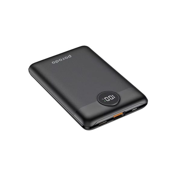 پاوربانک پرودو مدل porodo super slim ظرفیت 10000 میلی آمپر ساعت