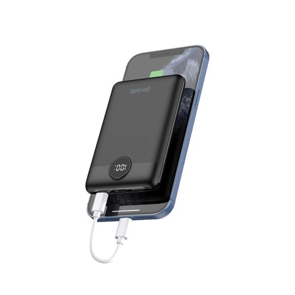 پاوربانک پرودو مدل porodo super slim ظرفیت 10000 میلی آمپر ساعت