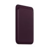 جاکارتی مگ سیف چرمی اپل مدل iPhone Leather Wallet with MagSafe-Dark Cherry - آلبالویی تیره