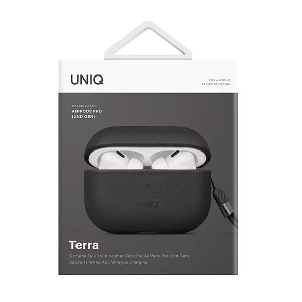 کیس چرمی ایرپاد پرو ۲ یونیک مدل UNIQ Terra - مشکی - TERDBLK