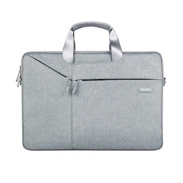 کیف شانه‌آویز لپتاپ ۱۵ اینچی ویوو مدل WIWU City Commuter Bag-طوسی