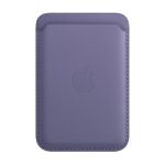 جاکارتی مگ سیف چرمی اپل مدل iPhone Leather Wallet with MagSafe-Wisteria - رنگ ارغوانی