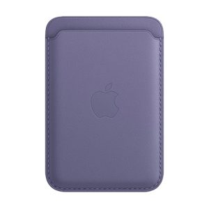 جاکارتی مگ سیف چرمی اپل مدل iPhone Leather Wallet with MagSafe-Wisteria - رنگ ارغوانی