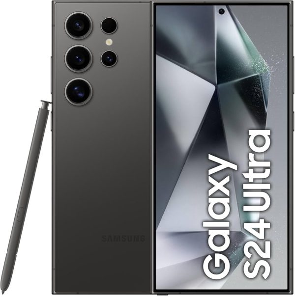 گوشی موبایل دست دوم سامسونگ مدل Galaxy S24 Ultra  ظرفیت 256 گیگ رم ۱۲ گیگ رنگ مشکی تیتانیوم