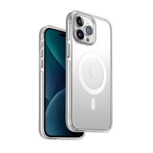 قاب آیفون ۱۵ پرو برند یونیک شفاف مگ سیف مدل UNIQ HYBRID IPHONE 15 Pro Calio