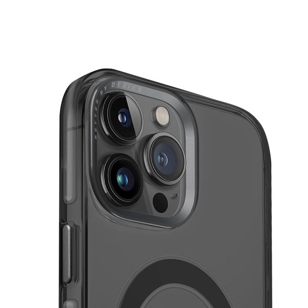 قاب آیفون ۱۵ پرو مکس برند یونیک دودی مگ سیف مدل UNIQ HYBRID IPHONE 15 Pro Calio