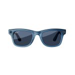 عینک هوشمند ری بن متا | RAY BAN | META Wayfarer مدل Matte Jeans Transparent - Polar Dusty Blue