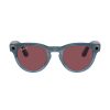 عینک هوشمند ری بن متا | RAY BAN | META HEADLINER مدل Shiny jeans - Polar Dusty Red
