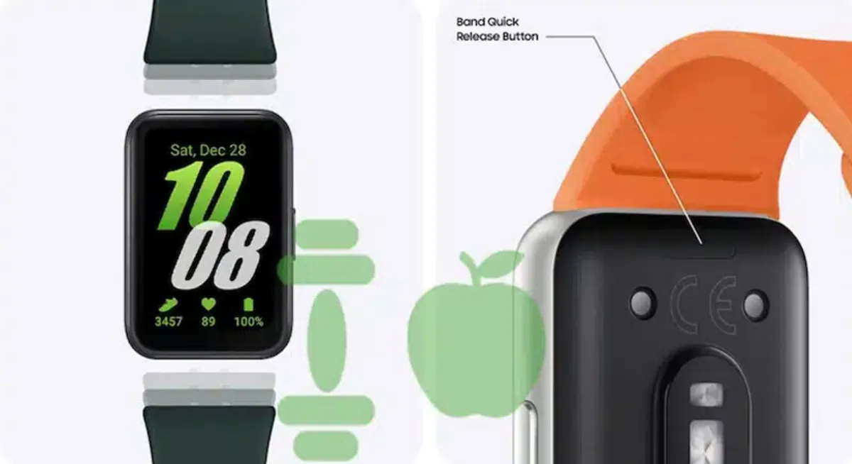 galaxy fit 3 orange green leaked band change