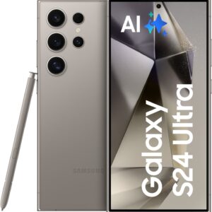 گوشی موبایل دست دوم سامسونگ مدل Galaxy S24 Ultra  ظرفیت 256 گیگ رم ۱۲ گیگ رنگ خاکستری تیتانیوم