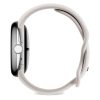 ساعت هوشمند گوگل پیکسل ۲ | Google Pixel Watch 2 رنگ نقره‌ای با بند کرم