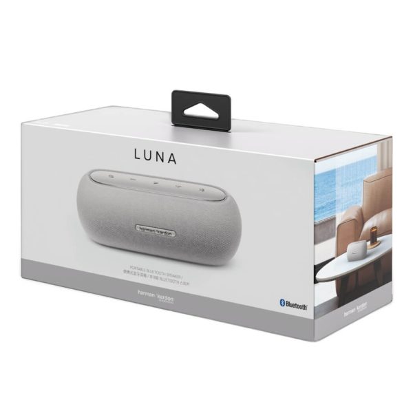 اسپیکر بلوتوثی قابل حمل هارمن کاردن مدل Luna رنگ سفید
