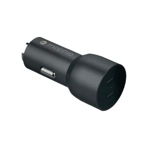 شارژر فندکی موفی مدل Mophie 40W dual USB-C Car Charger