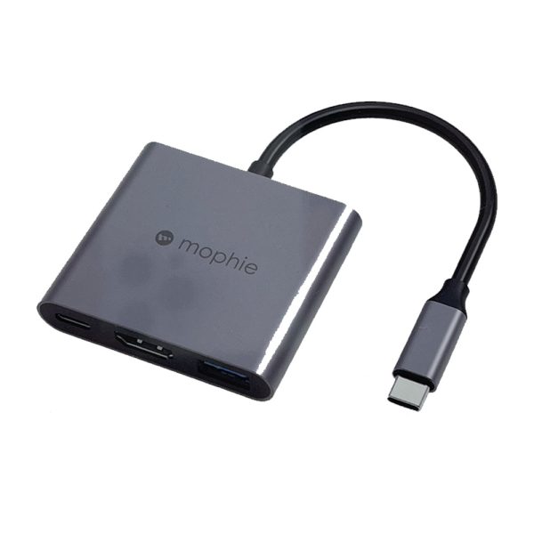 هاب 3 در ۱ موفی مدل Mophie USB-C 3 in 1 Hub