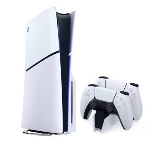 کنسول بازی سونی پلی استیشن 5 اسلیم استاندارد دو دسته به همراه پایه شارژر | PlayStation 5 slim Standard ظرفیت ۱ ترابایت