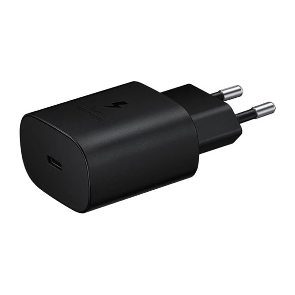 شارژر دیواری سامسونگ 25W دو پین مدل EP-TA800 توان 25 وات