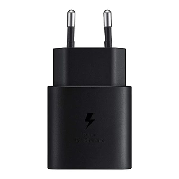 شارژر دیواری سامسونگ 25W دو پین مدل EP-TA800 توان 25 وات