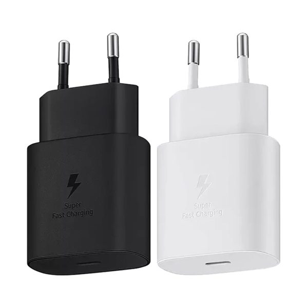 شارژر دیواری سامسونگ 25W دو پین مدل EP-TA800 توان 25 وات