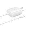 شارژر دیواری سامسونگ 45W سه پین مدل EP-TA845 توان 45 وات به همراه کابل تایپ سی