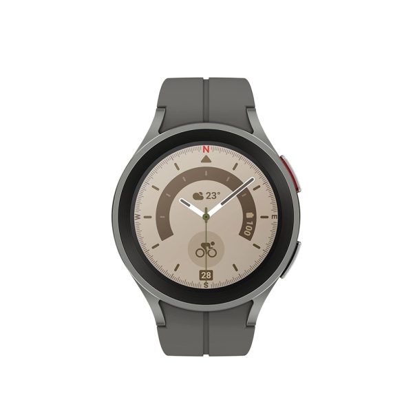 ساعت هوشمند سامسونگ مدل Galaxy Watch5 Pro رنگ طوسی تیتانیوم_R920