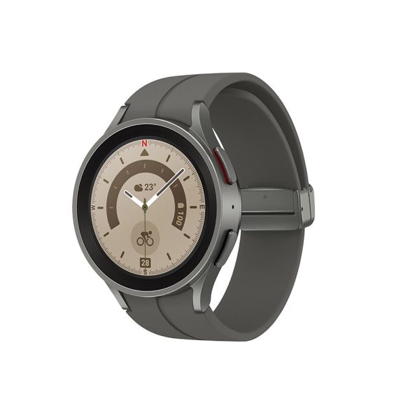ساعت هوشمند سامسونگ مدل Galaxy Watch5 Pro رنگ طوسی تیتانیوم_R920