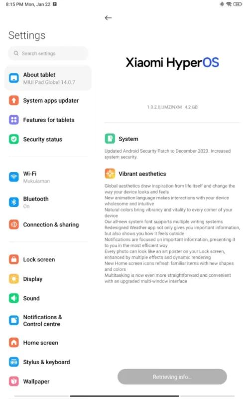 xiaomi pad 6 hyperos update 2